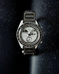 Omega Speedmaster Moonswatch greyBlack with black belt