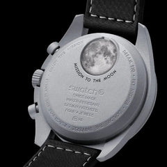 Omega Speedmaster Moonswatch greyBlack with black belt