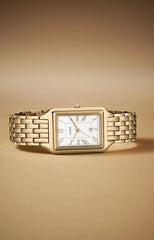 Fossil-Rectangle-Gold-White