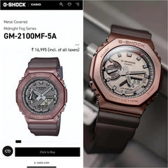 G-SHOCK GM-2100 Copper Metal Body