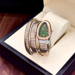 BVL SERPENTINE WITHOUT STONE TWO TONE ROSEGOLD SPIRAL