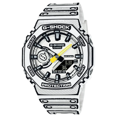 GShock-GA-2100MNG (Analog Digital Watch) - White