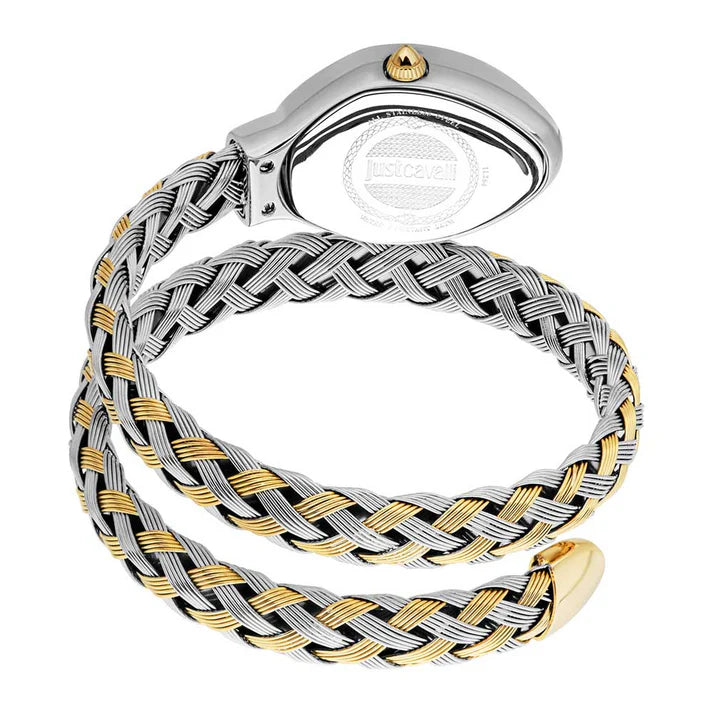 JUST C… Snack Watch TWO TONE GOLD WHITE